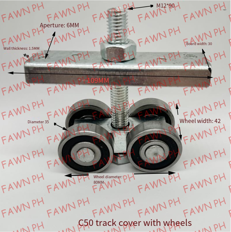 Pulley, multi-functional mobile pulley, sliding door, suspended rail ...