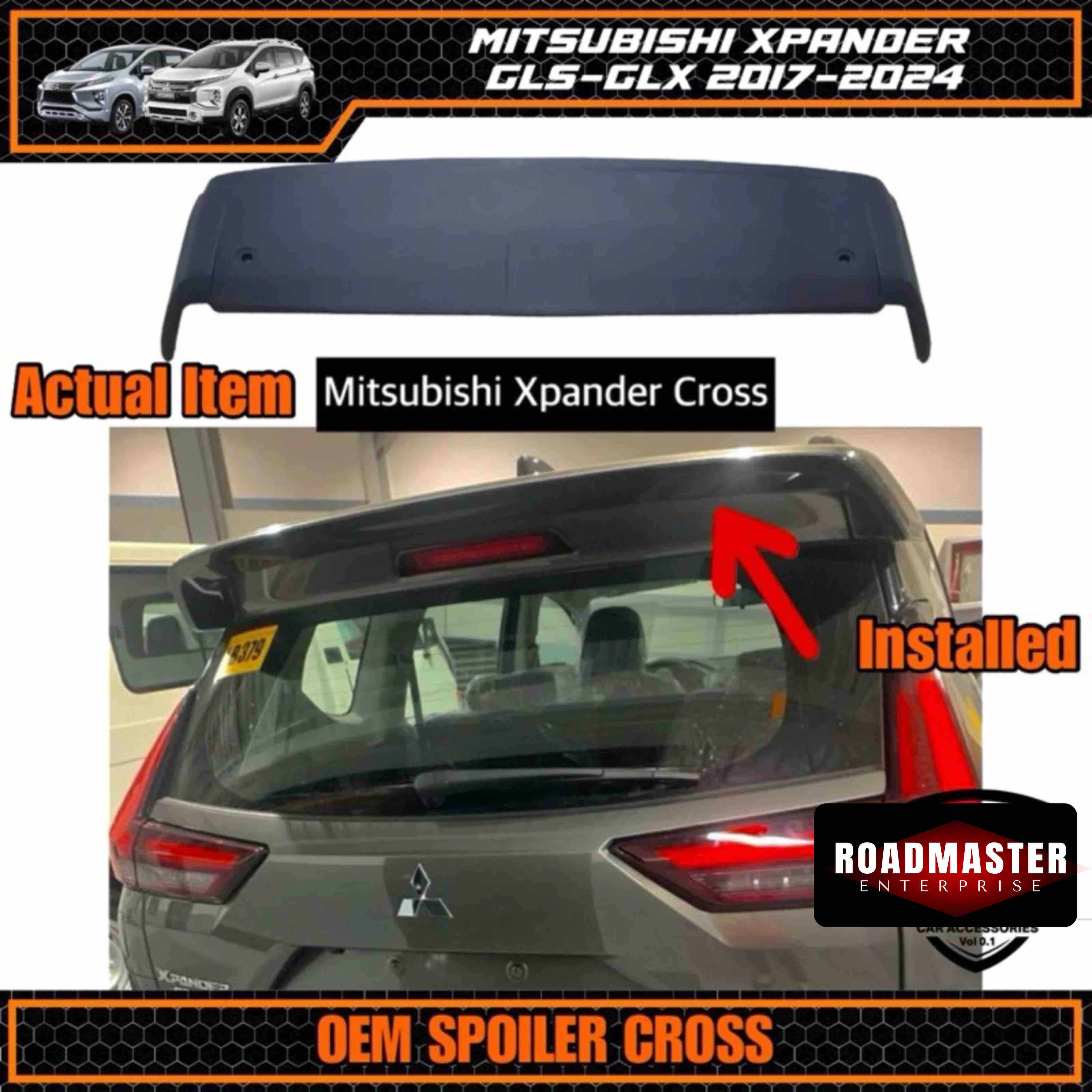 Mitsubishi Xpander 2023 to 2026 Spoiler / Rear bumper Spoiler Primer ...