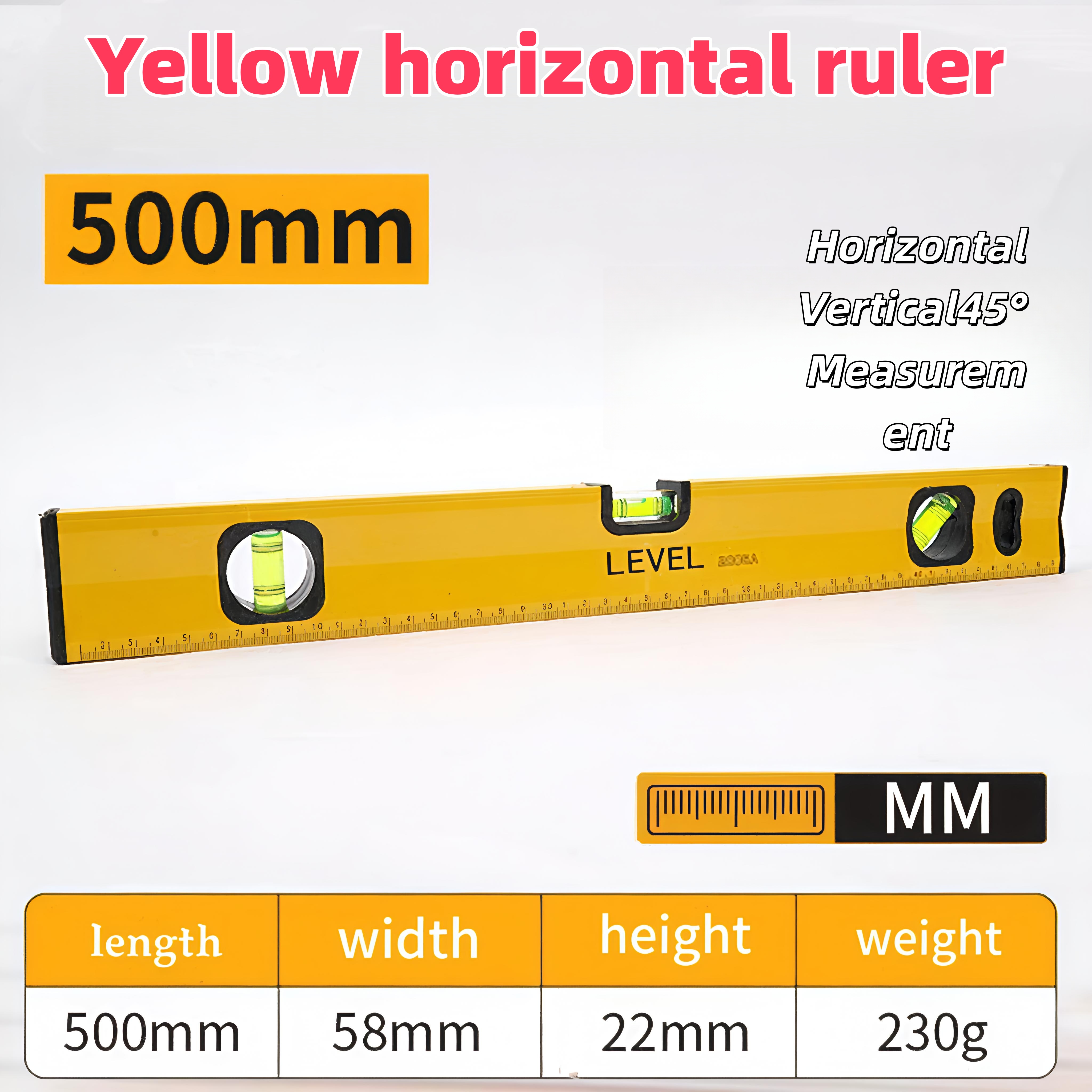 High-Quality Heavy Duty Spirit Level Magnetic Base Aluminum Ruler 30cm ...