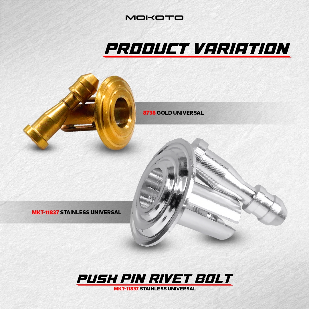 MOKOTO RIVET ALLOY FASTENER SCREW/PUSH PIN RIVET LOCK BOLTS FOR ...