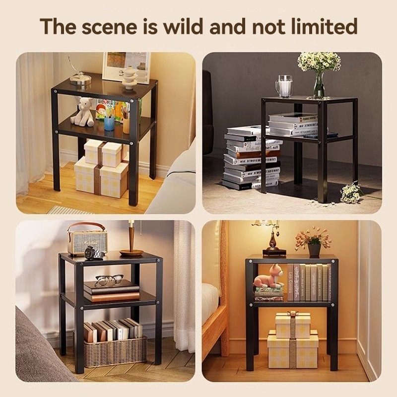 Floor-Standing Storage Rack Nordic Style Simple Solid Color Storage ...