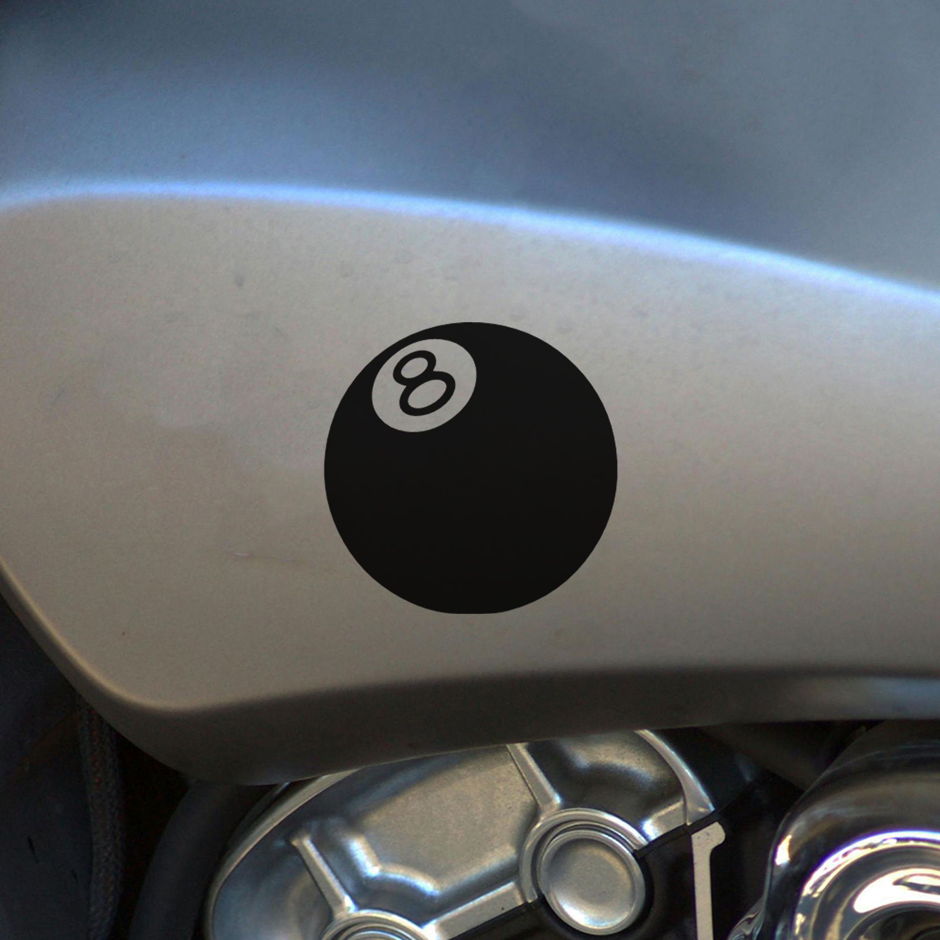 8 Ball Stussy Sticker for Motorcycle Stickers Waterproof Decals ...