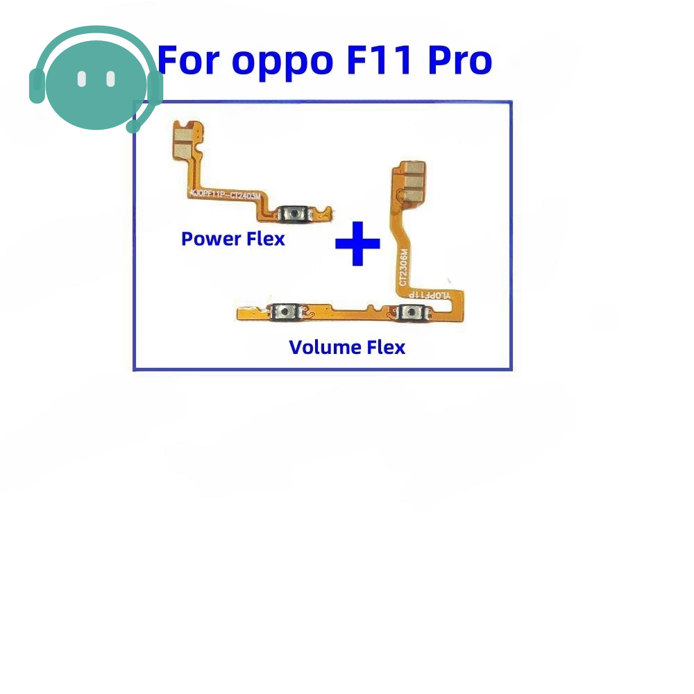 Switch Power ON OFF Key Silent Volume Button Ribbon Flex Cable For OPPO ...
