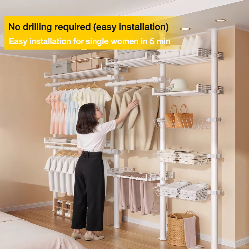 Modular Clothes Rack Heavy Duty Sampayan Customizable Organizer for ...