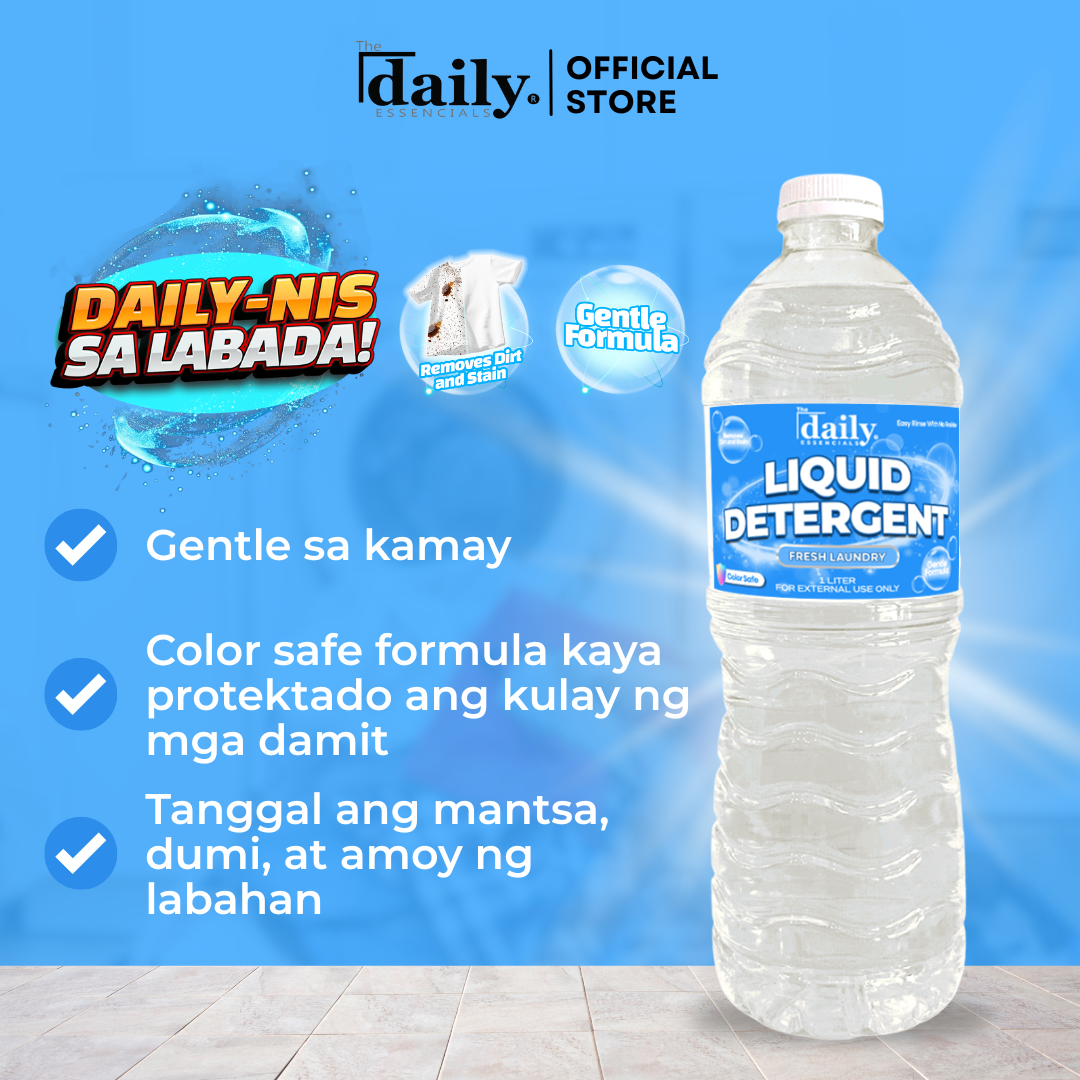 The Daily Essencials Liquid Detergent - Liter | Shopee Philippines
