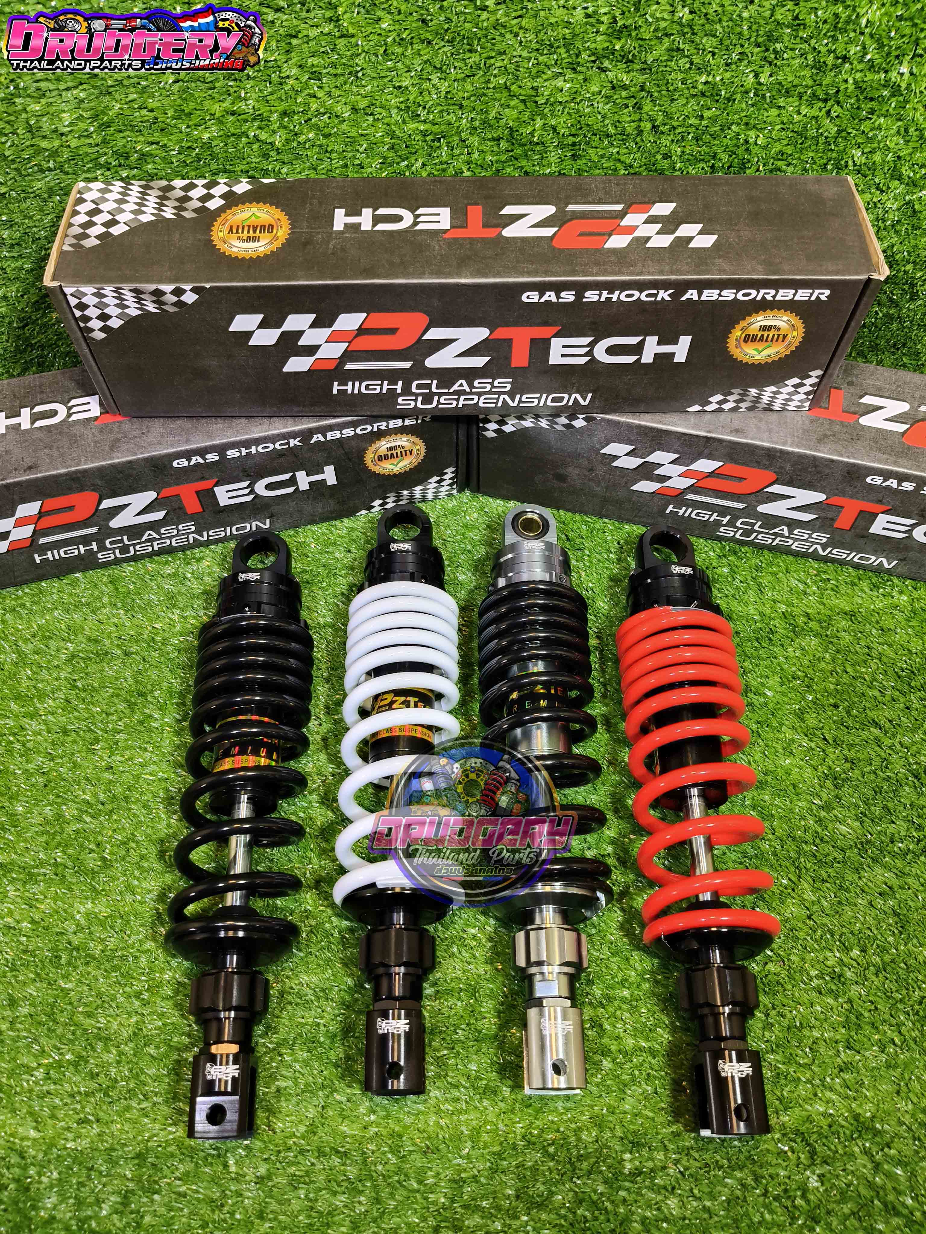 PZTECH CNC FULLY ADJUSTABLE A-2 SERIES REAR SHOCK ABSORBER 300MM CLICK ...