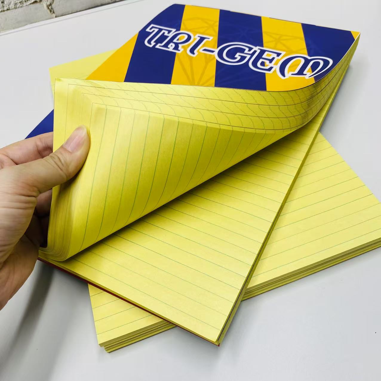 Excellent Yellow Pad paper Yellow ruled pad 10books x 80Lvs | Shopee ...