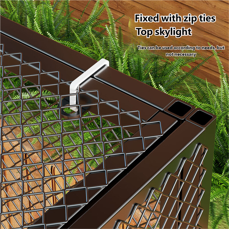 Modular Chicken Cage Chain Link Industrial Grade Galvanized Steel Frame ...