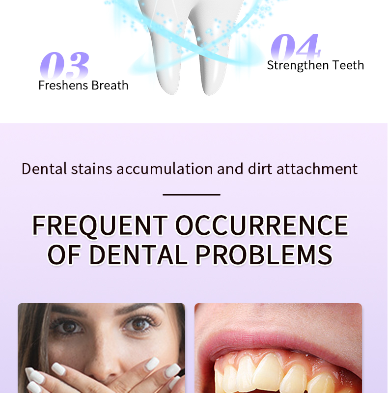FDA☑ V34 Teeth Whitening Toothpaste Removes Yellowing & Smoke Stains ...