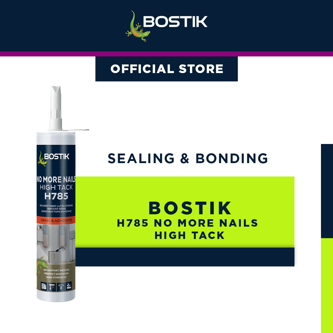 Bostik No More Nails High Tack H785 - Instant Grab, Instant Tack ...