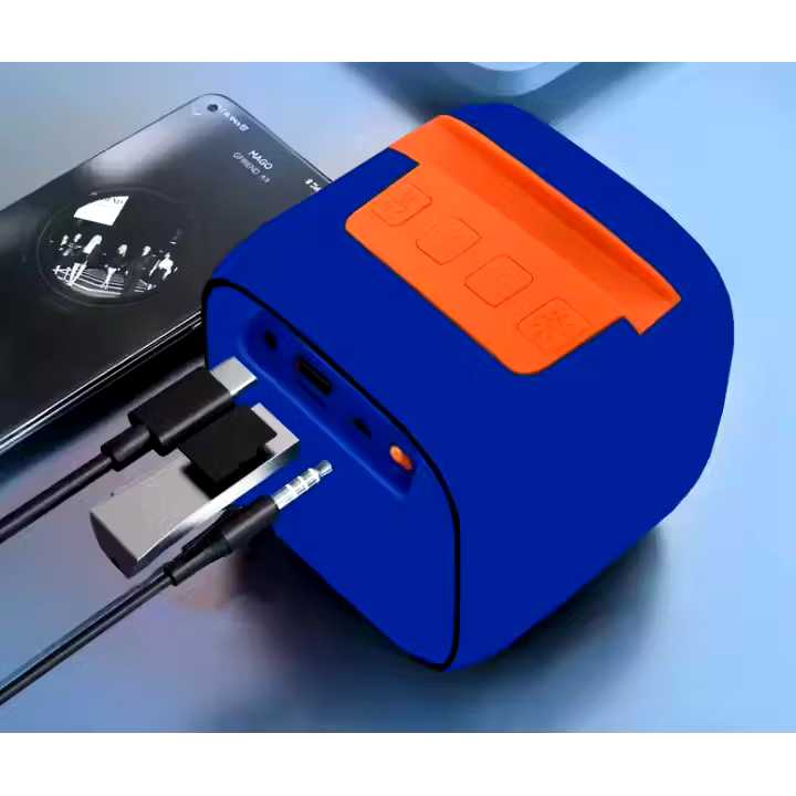 Portable Wireless Bluetooth Speaker Supports TF USB FM and Bluetooth ...