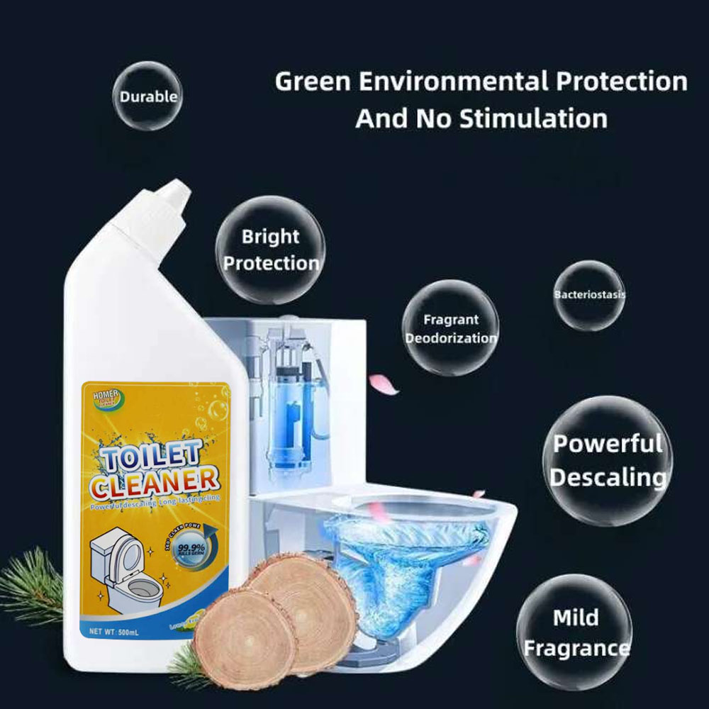 Lucky NEW!┃Toilet brush long handle floor scrub brush and Toilet Liquid ...