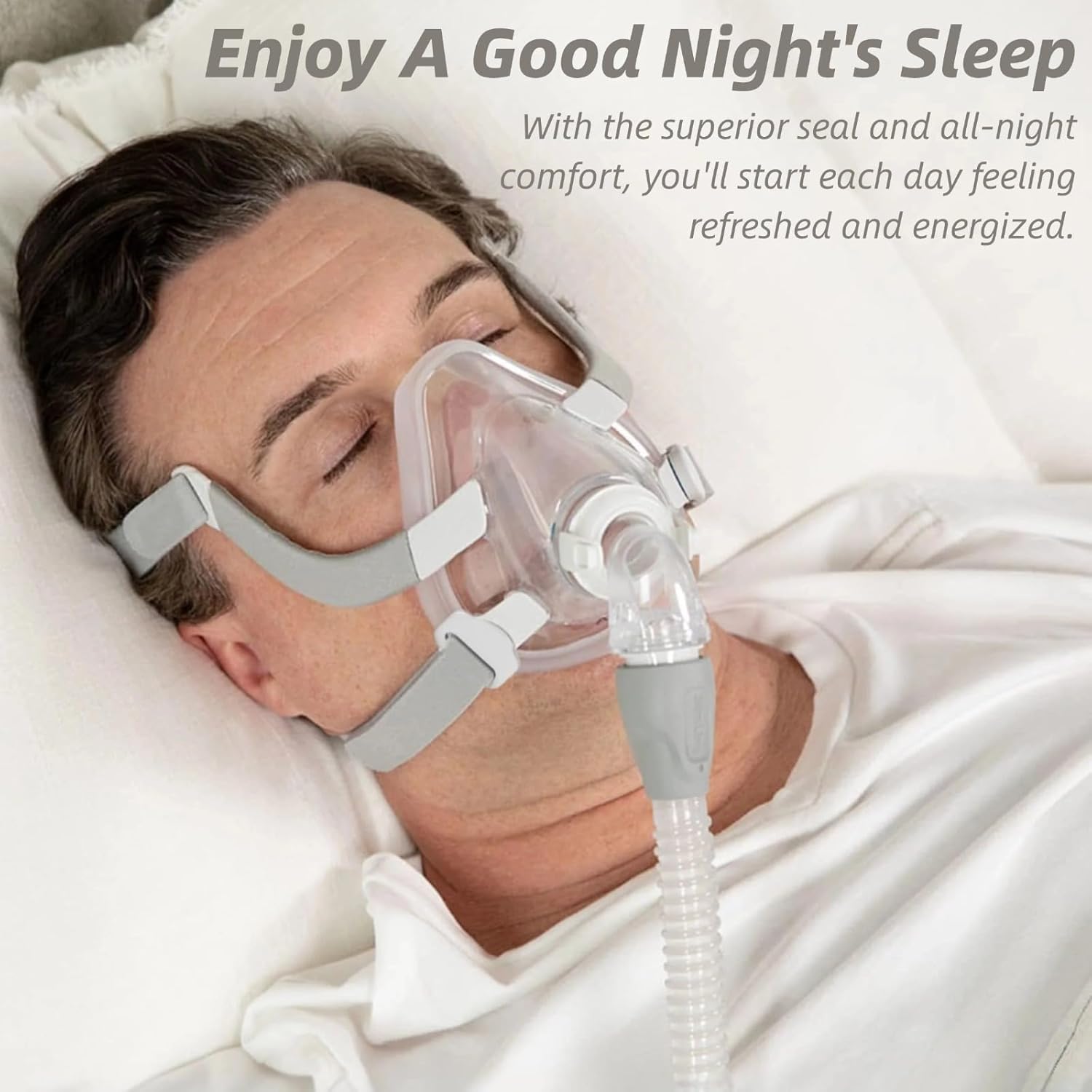 SAURON FM2 full face mask adjustable head cover and buckle for CPAP ...