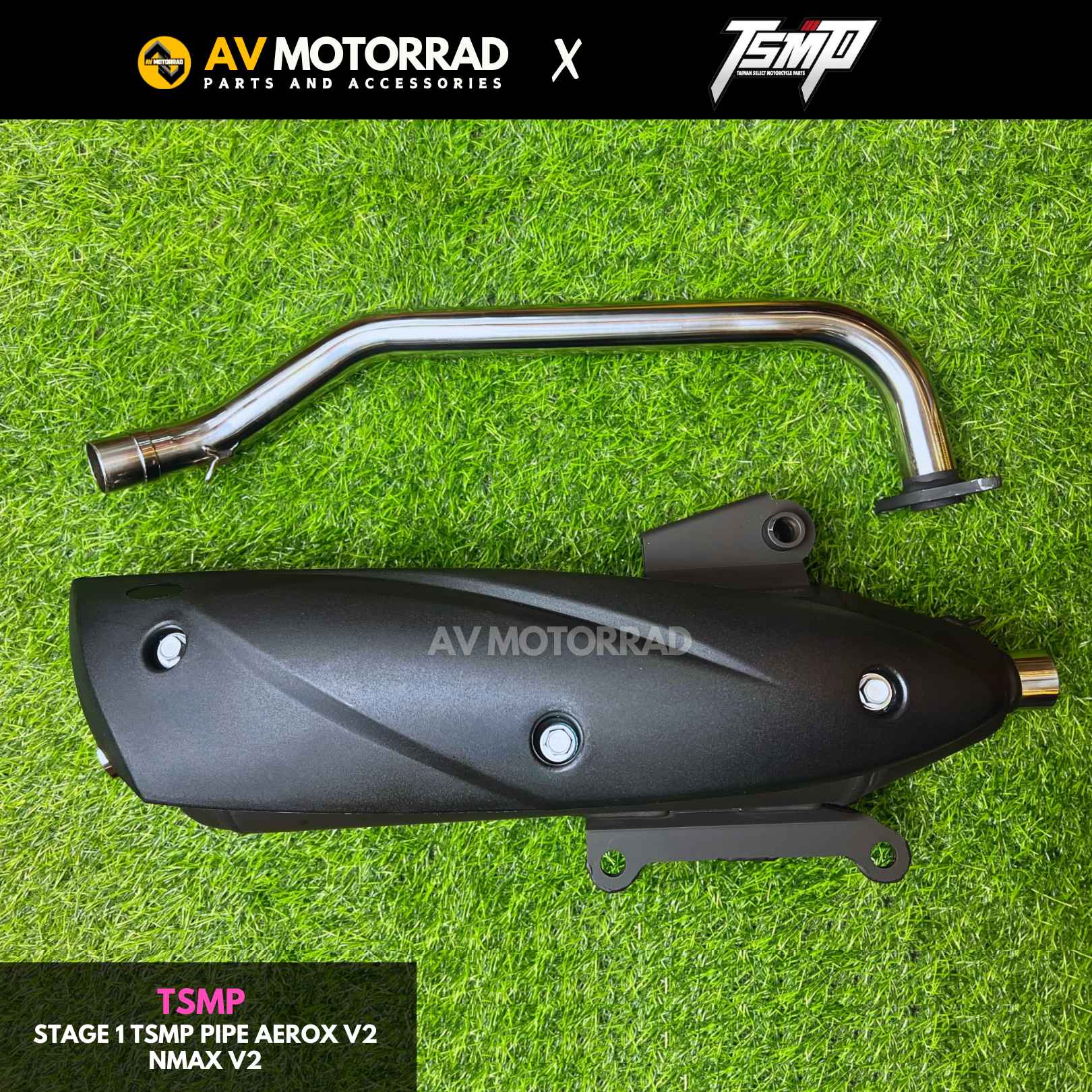 TSMP S1 PowerPipe 2020 For AeroxV2/NmaxV2 (BRACKET TYPE) | Shopee ...