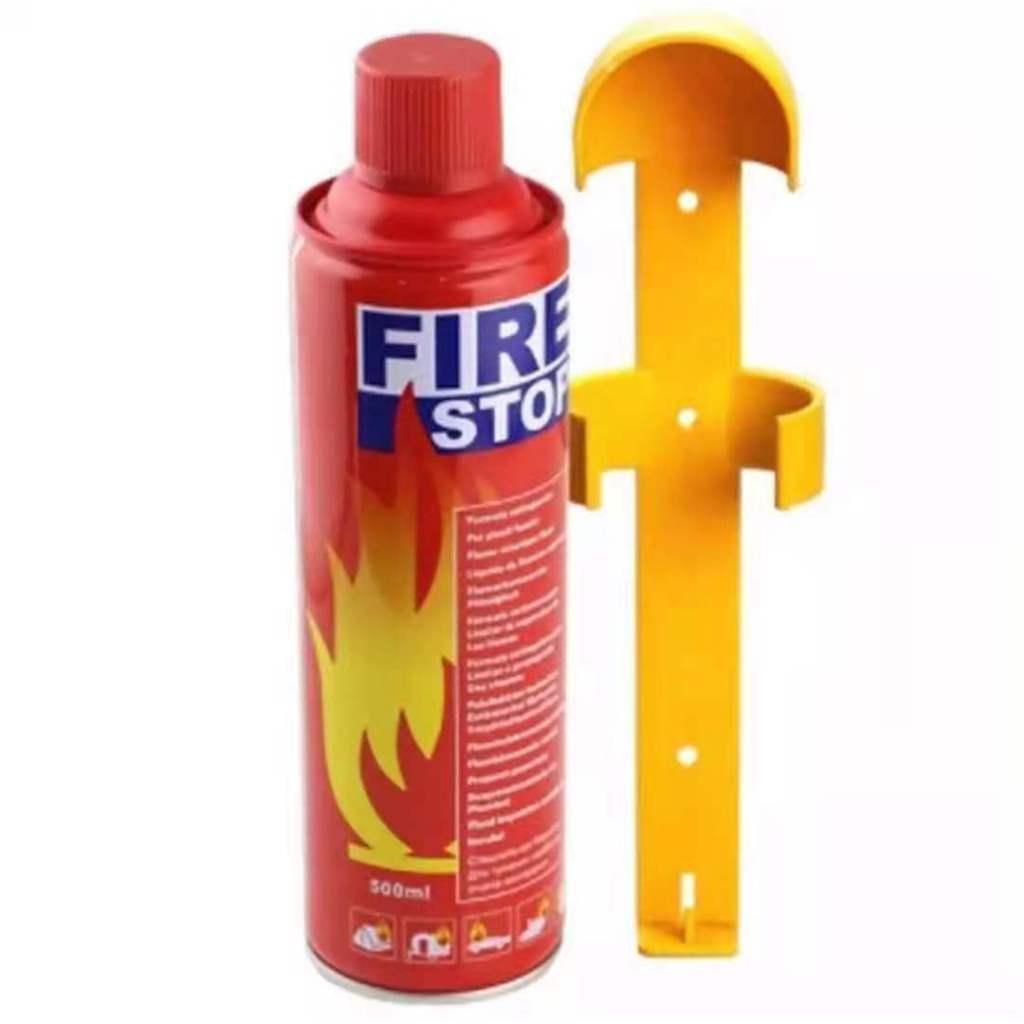 Fire Stop Mini Fire Extinguisher 1000ml / 500ml Compact Size | Shopee ...