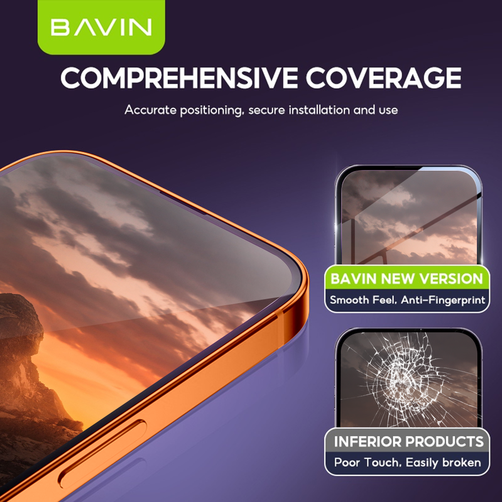 BAVIN Q3 One Click Series Screen Protector Tempered Glass Full Screen ...
