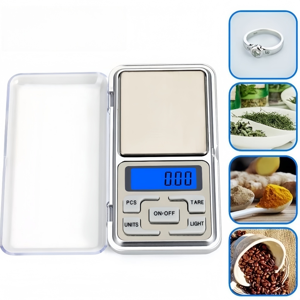 500g/0.01g Mini Digital Pocket Scale High Accuracy Precision Weighing ...