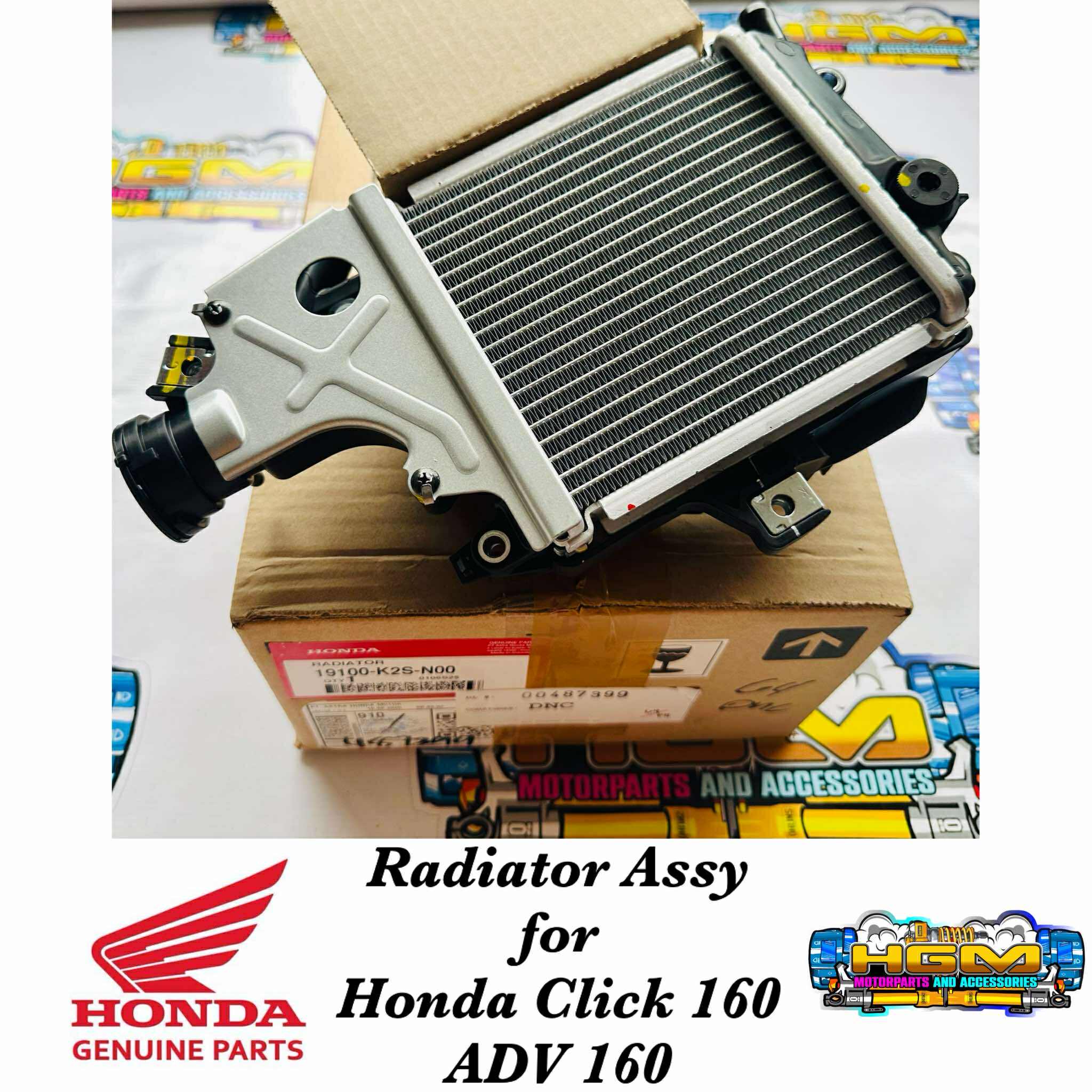 RADIATOR ASSY FOR HONDA CLICK 160 | HONDA GENUINE PARTS | 19100-K2S-N00 ...
