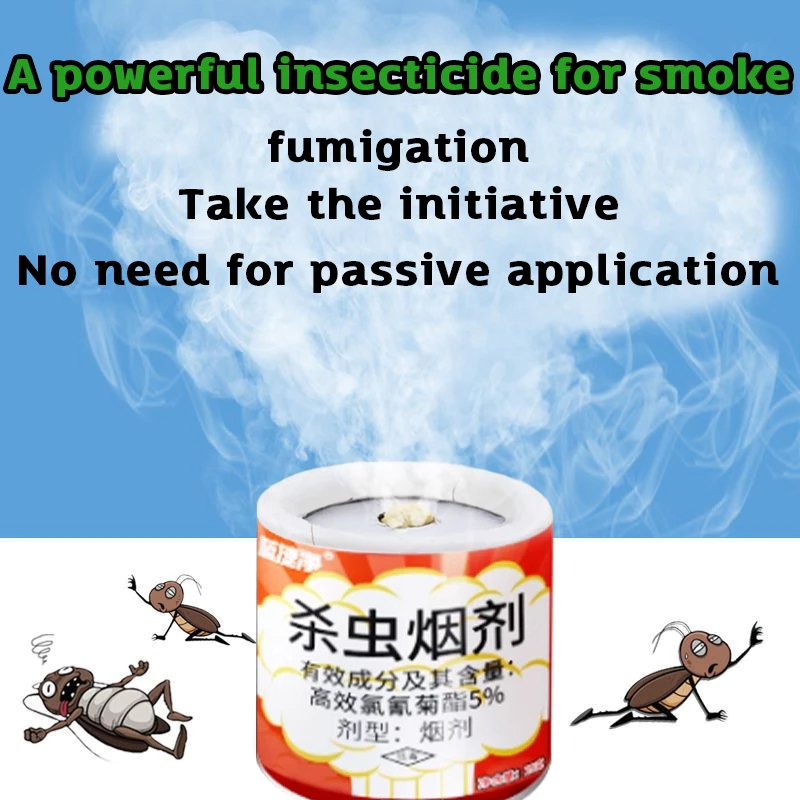 Pest Control Smoke Bombs - Kills Cockroaches, Mosquitoes, Ants - Herbal ...