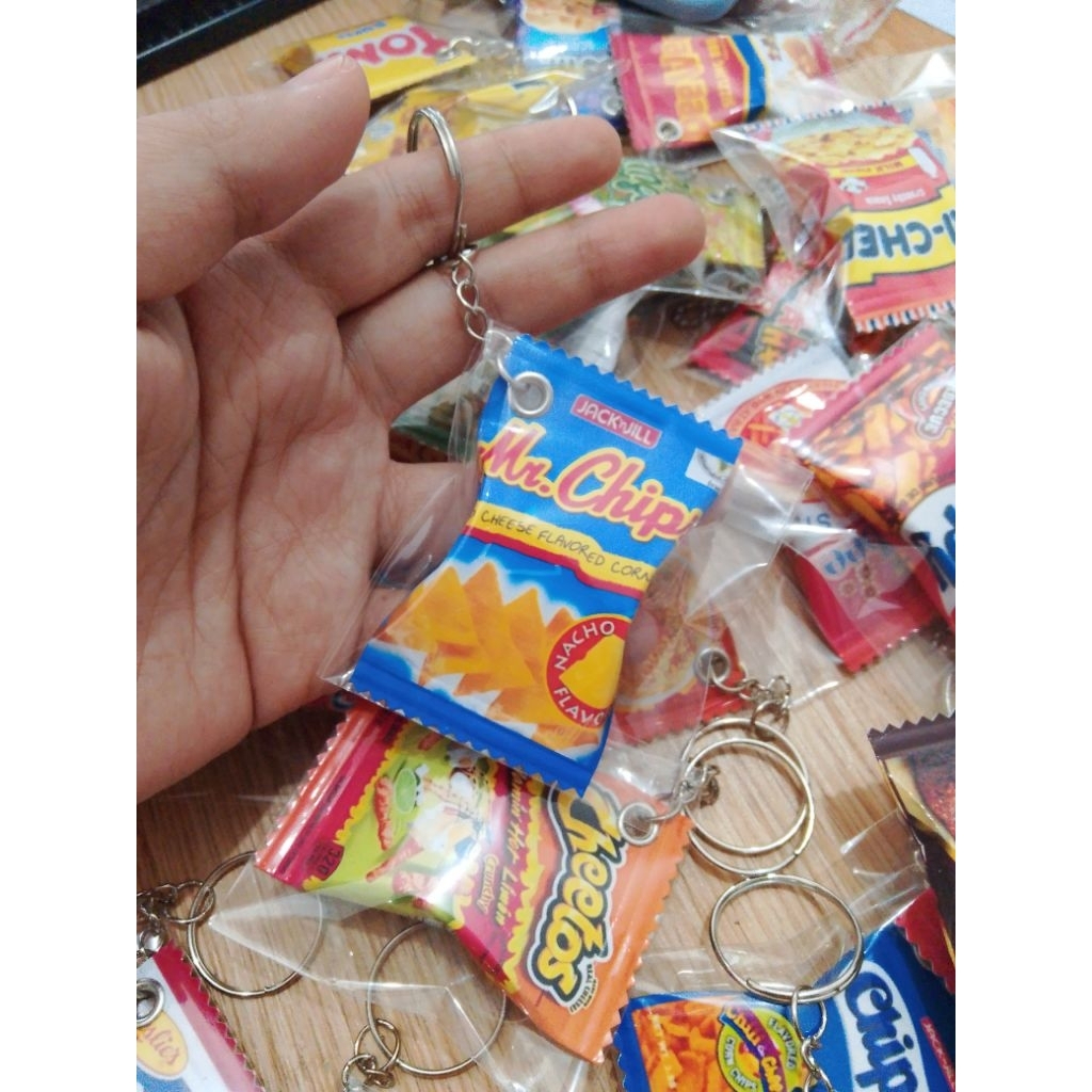 Mini Chichirya Trinkets Keychain Trending Pinoy Chicha Miniature Toy ...