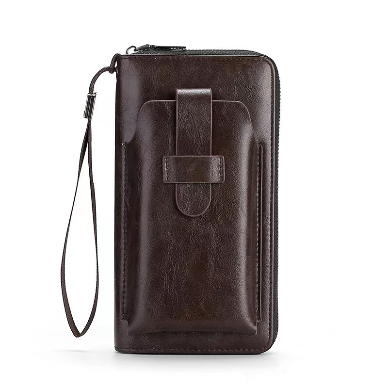 HYM SHOP#8036 Men's Long Wallet Multi Card Holder Cash Purse Clutch Bag ...