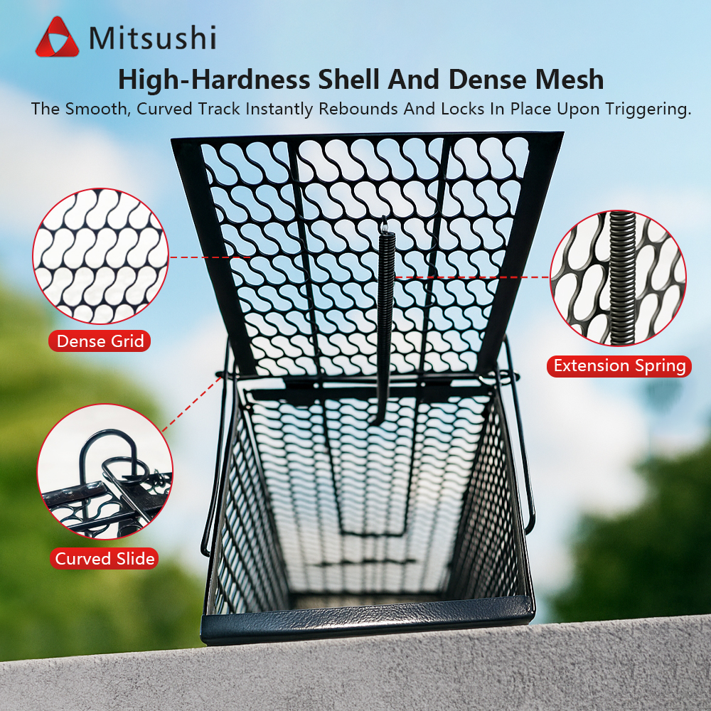 Fyseus by Mitsushi Rat traps Super sturdy rodent traps Small/Medium ...
