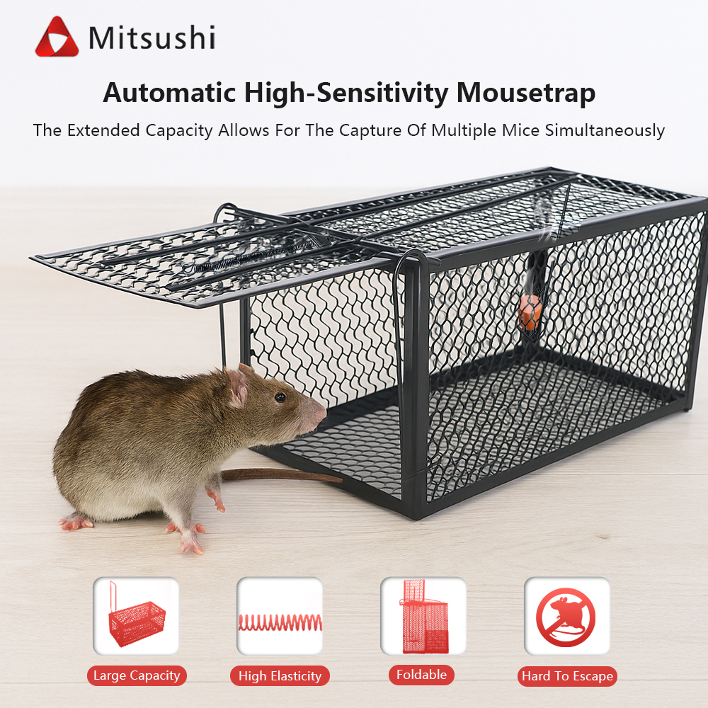 Fyseus by Mitsushi Rat traps Super sturdy rodent traps Small/Medium ...