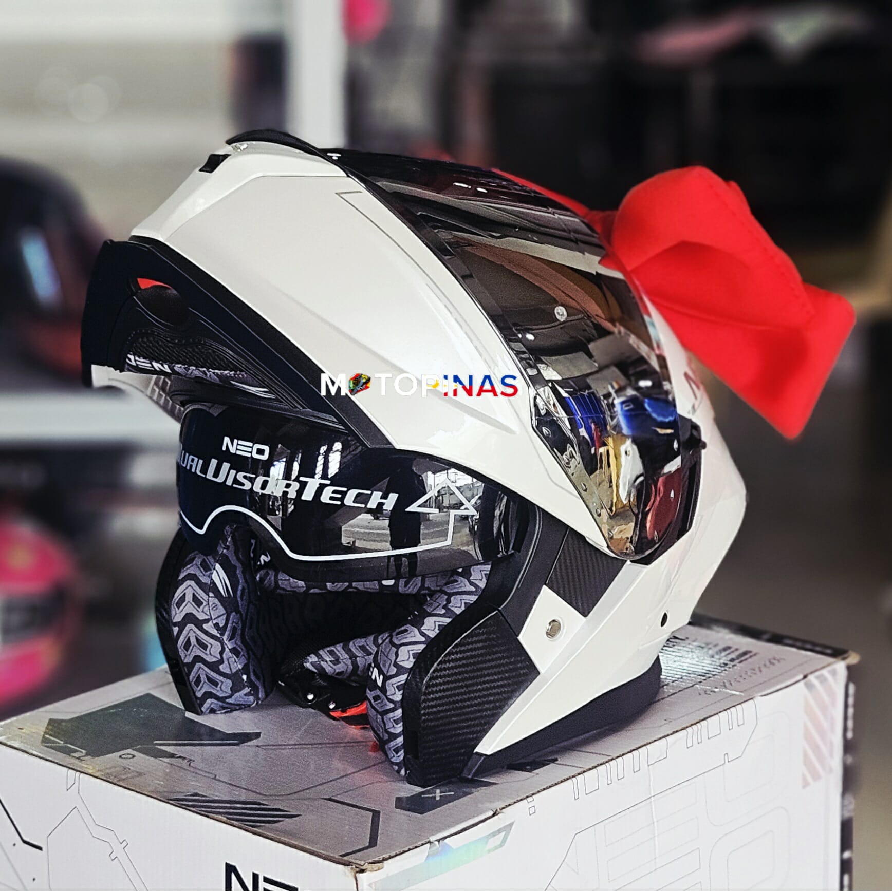 Spyder Neo Icon Modular Helmet with Ribbon | Shopee Philippines