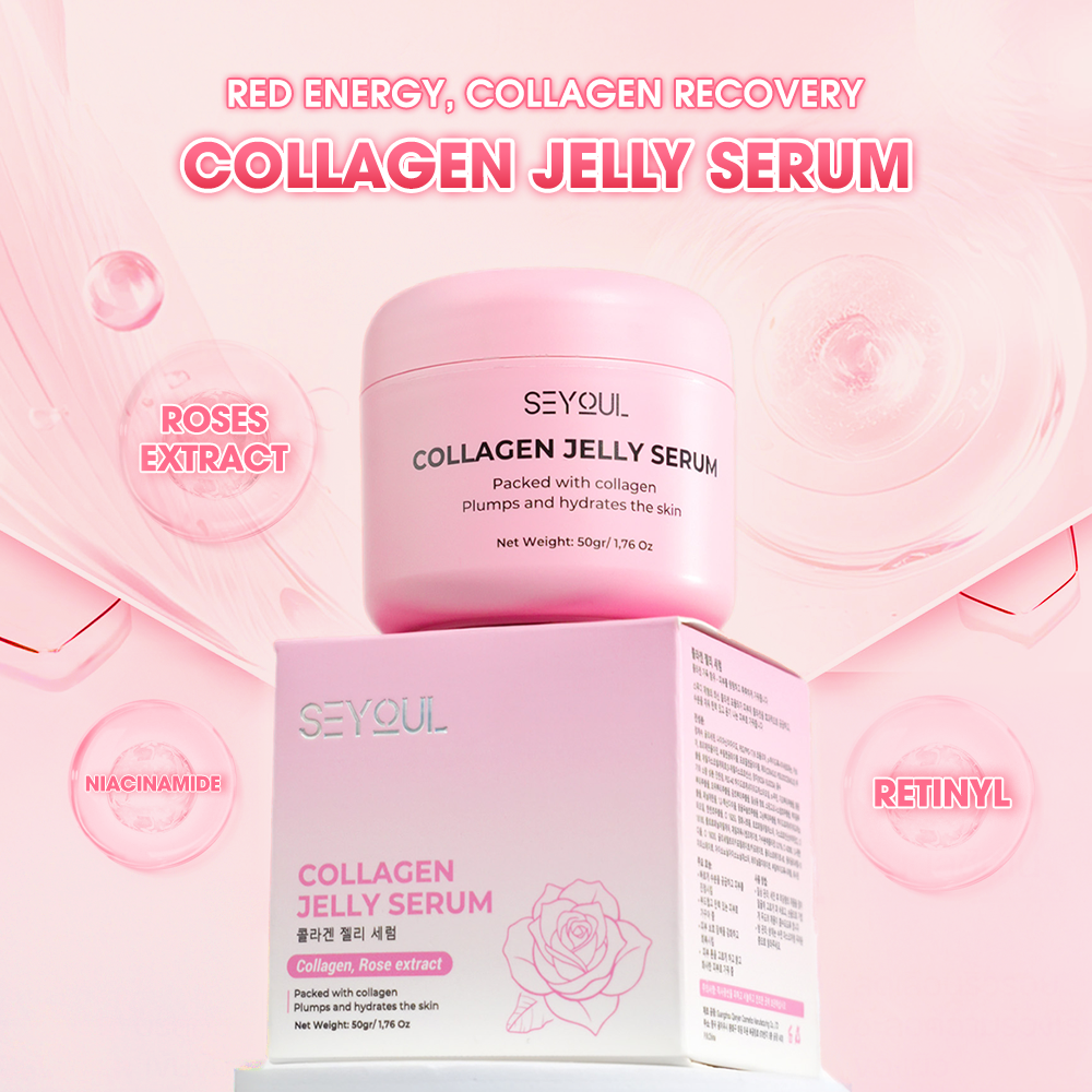 SEYOUL Red Collagen Jelly Serum - Replenish collagen, smooth skin ...