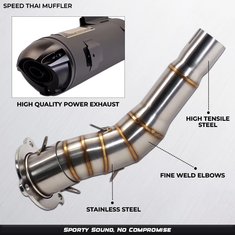 POWER PIPE LTO STANDARD PLUG-AND-PLAY CLICK/XRM/NMAX/MIO/RUSI /PCX PIPE ...