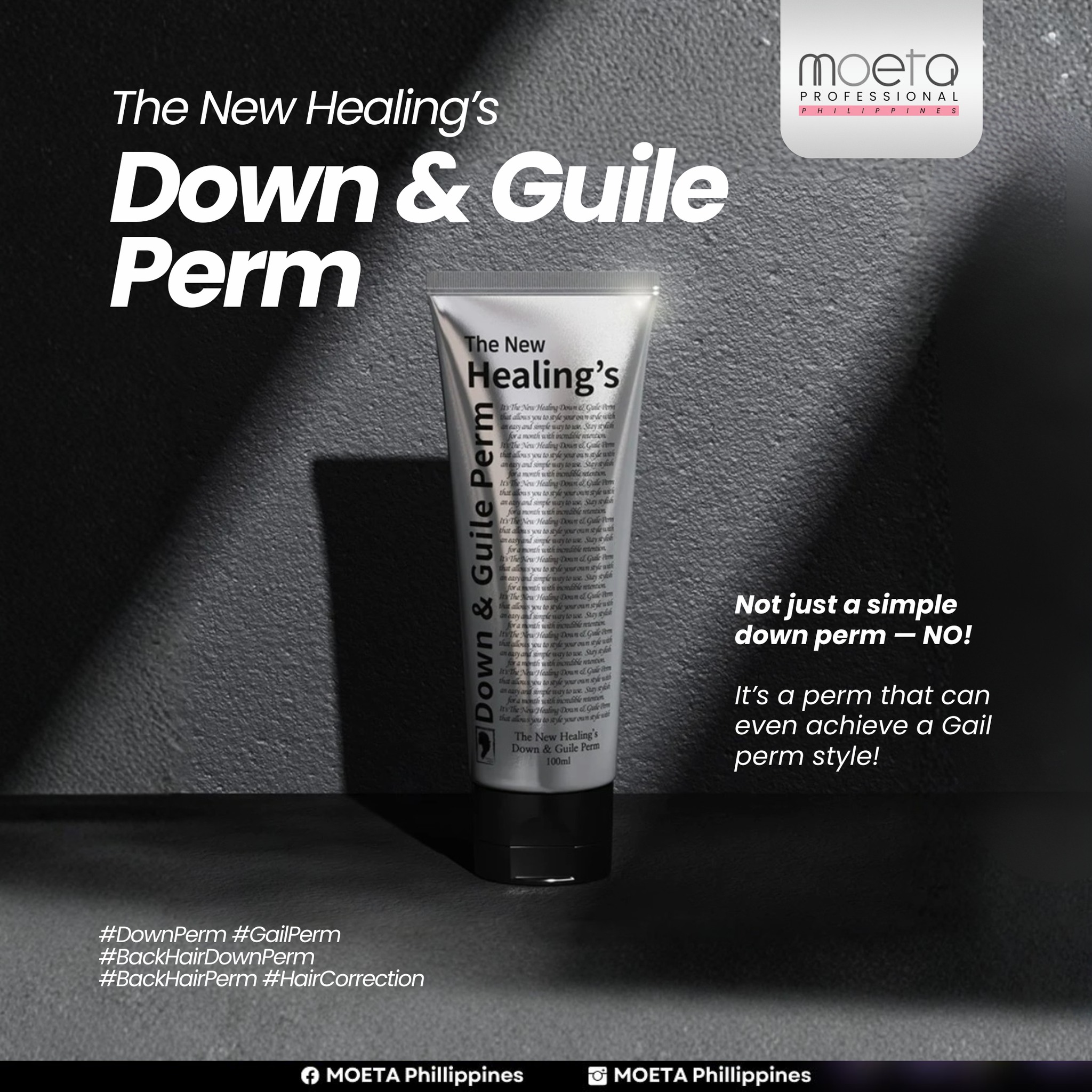 Moeta The New Healing’s Down & Guile Perm 100ml | Shopee Philippines