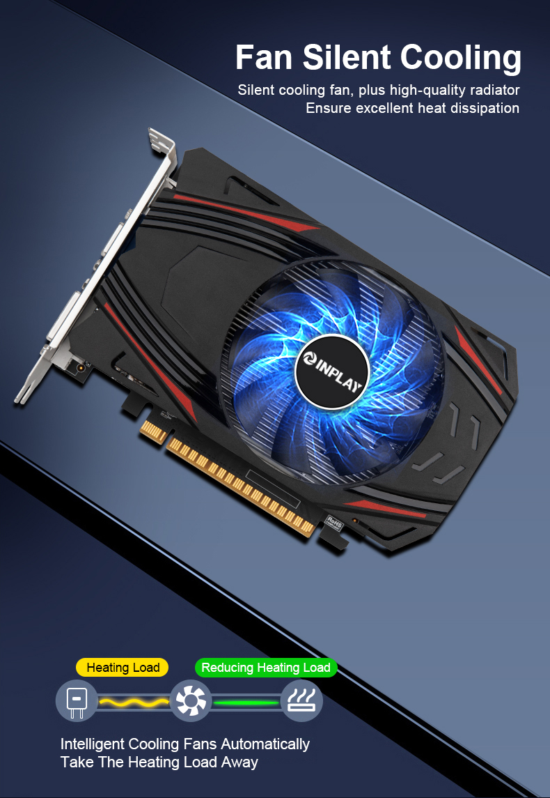 INPLAY GTX750Ti / GTX1030 / GT730 Graphics Card 4GB GDDR5 Video Card ...