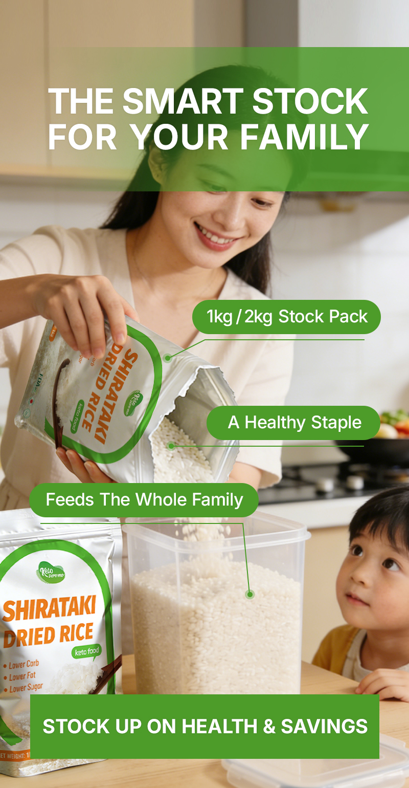Dry / Dried Shirataki Rice 5kg | Konjac Keto Low carb konjac rice ...