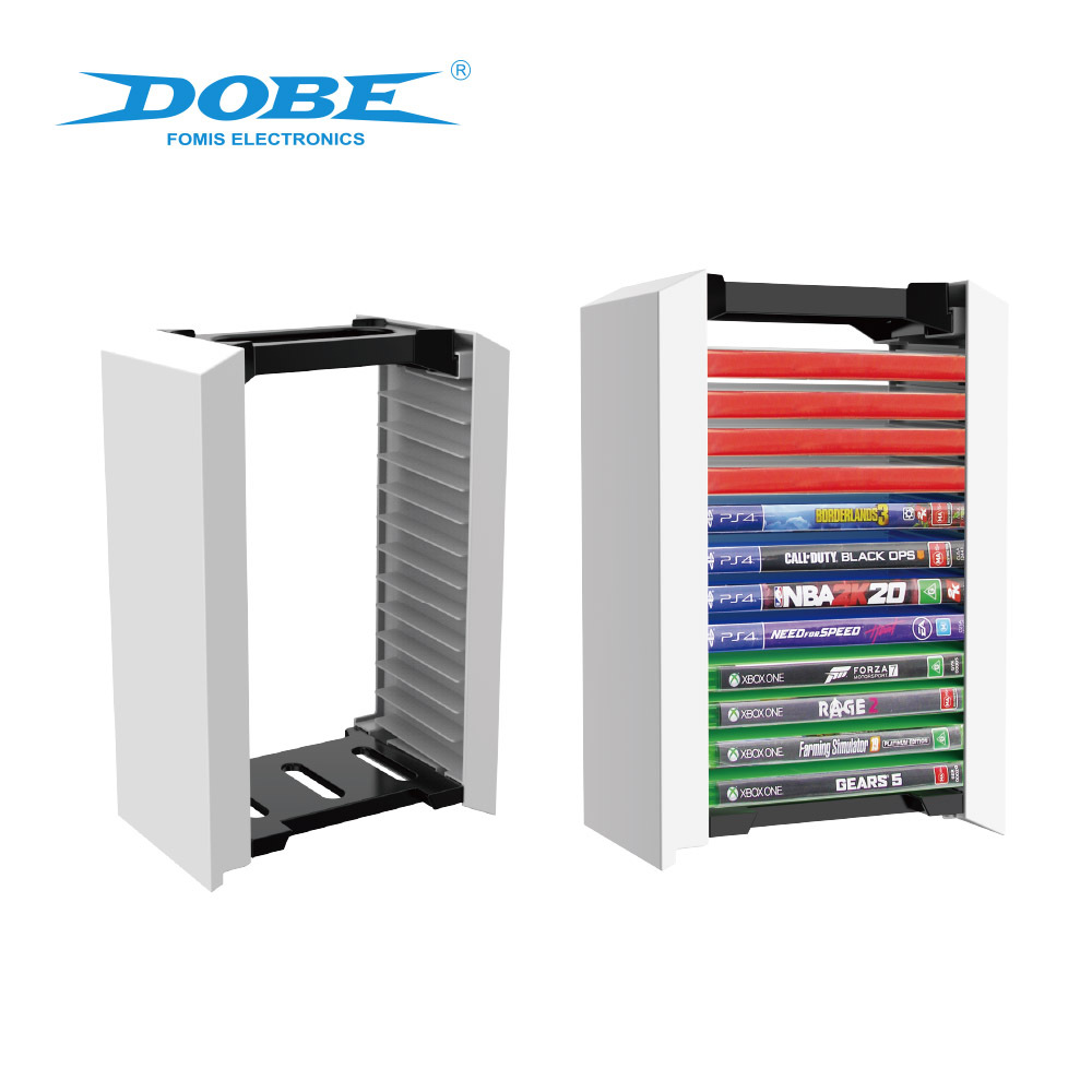 Dobe 12 Layer Storage Disc Rack for Xbox one, PS4, PS5 Storage Rack for ...
