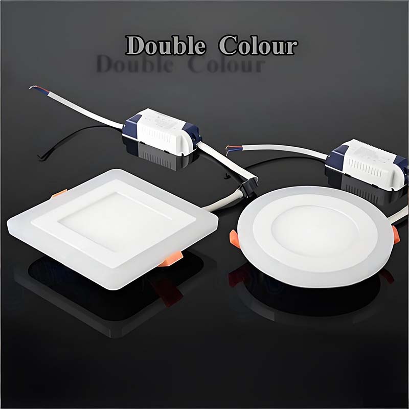 LED Tri Color Ceiling Lamp Recessed Spot Light With Driver For Living ...