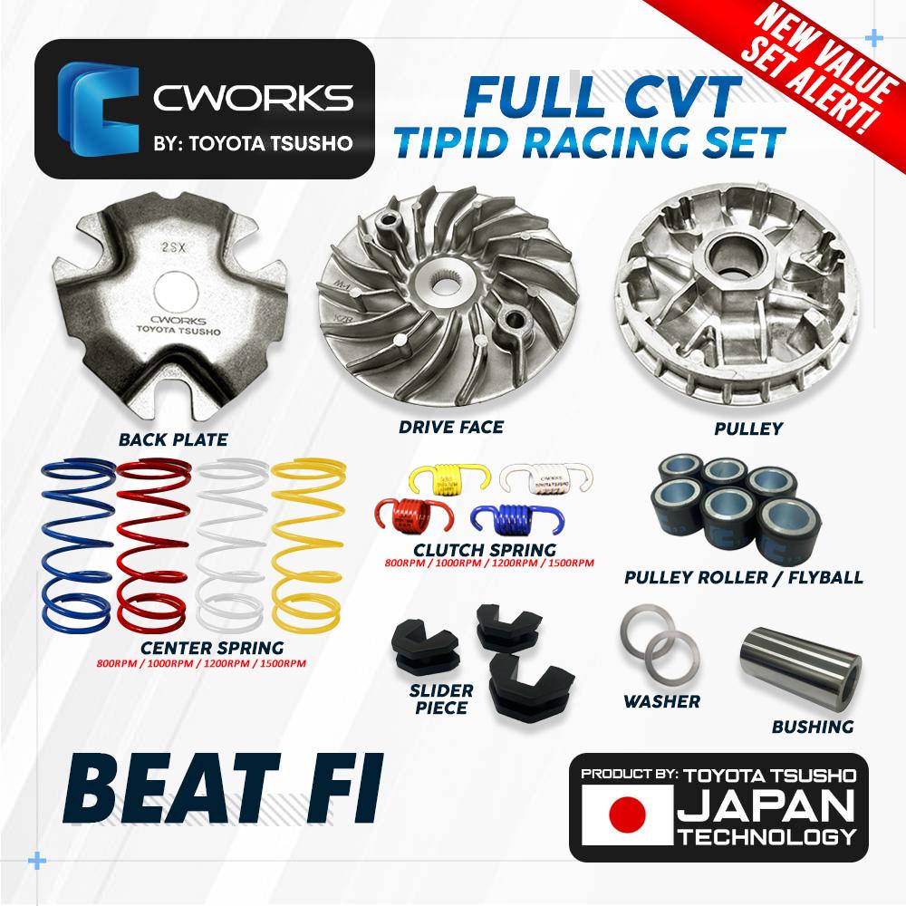 FULL CVT 1200RPM TIPID RACING SET BY CWORKS TOYOTA TSUSHO - JAPAN ...