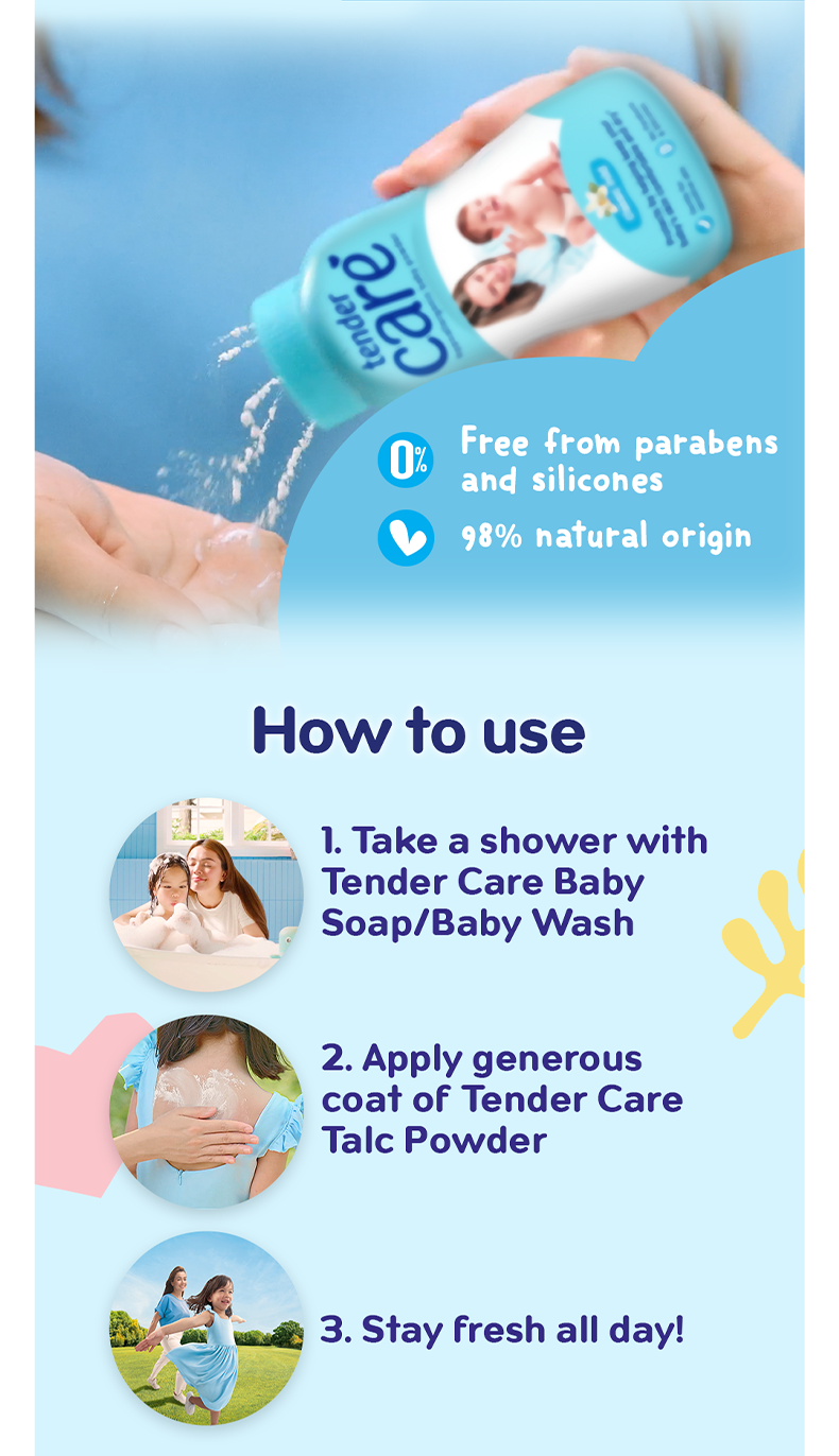 Tender Care Classic Mild Baby Powder - Hypoallergenic ...