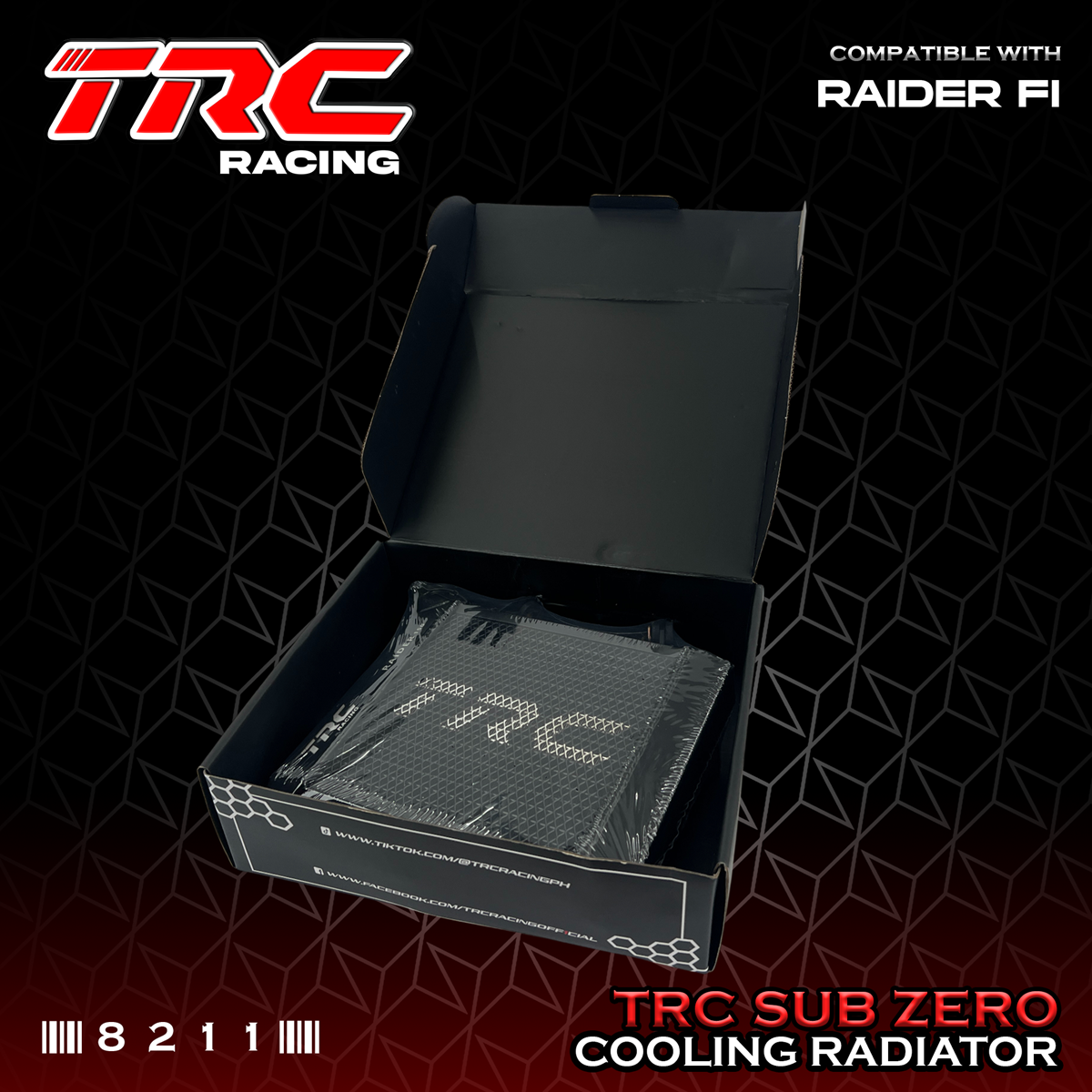 TRC SUB ZERO COOLING RADIATOR for RAIDER FI 8211 | Shopee Philippines
