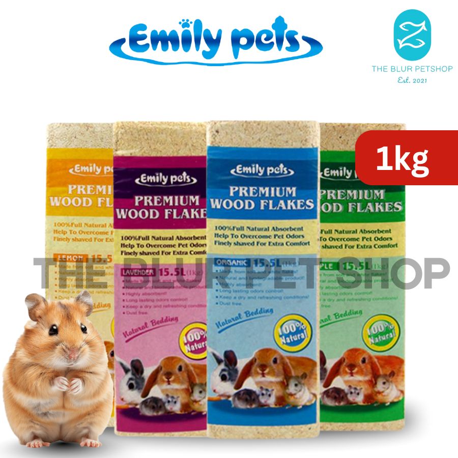 1kg Emily Pets Hamster Rabbit Kusot Wood Shaving Small Pet Natural ...