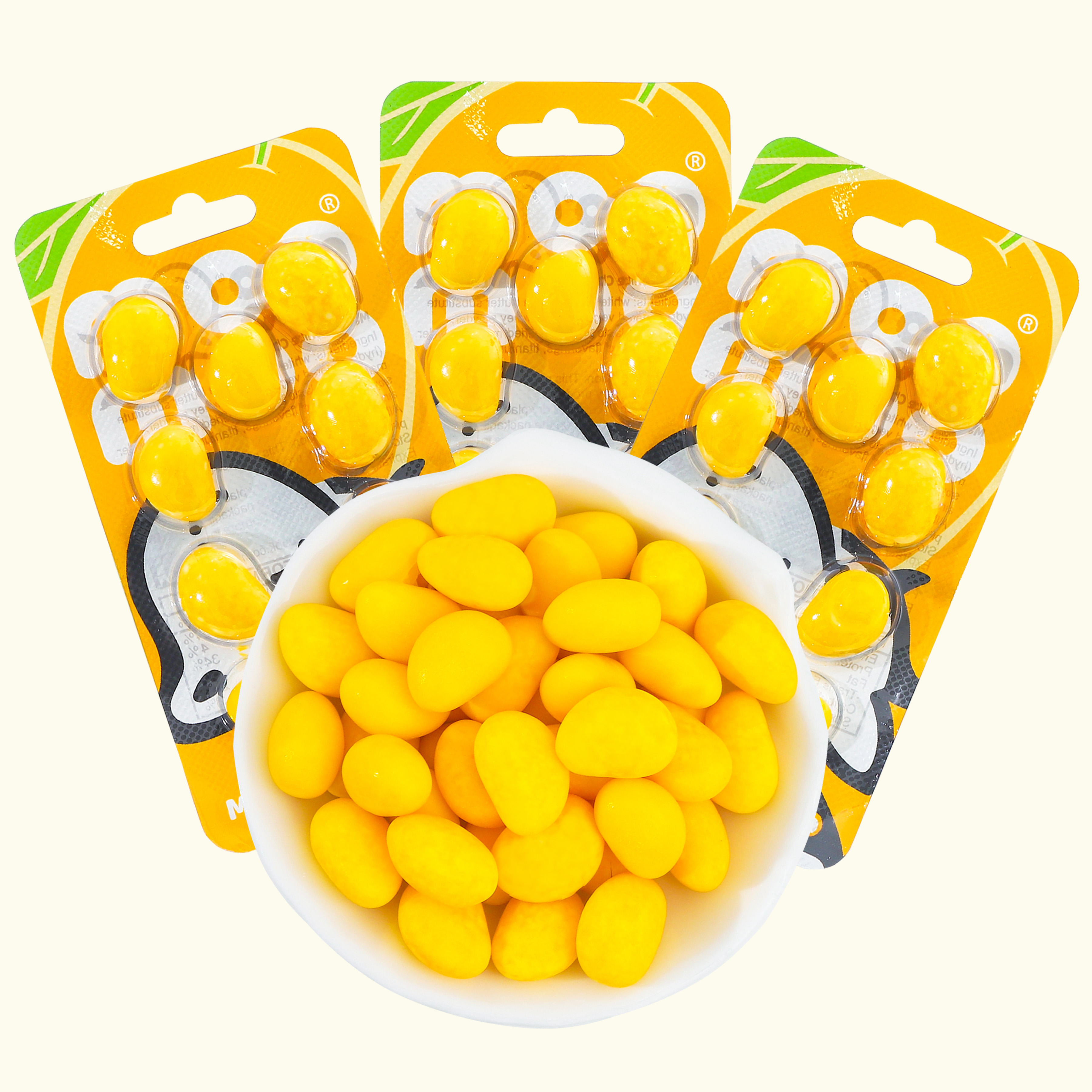 MooMoo Mango Chocolate 30 pcs Crispy Mango Coated w/ Chocolate Center ...