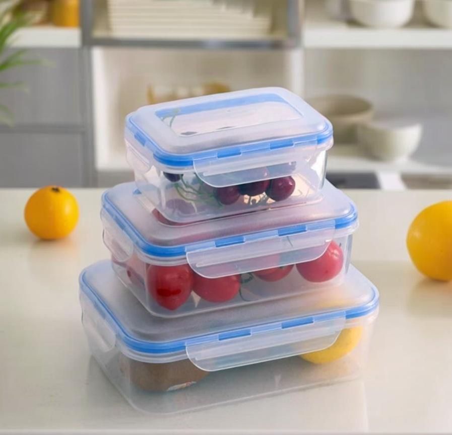 Food Storage Airtight Container Meal Microwave Resistant 3in1 ...