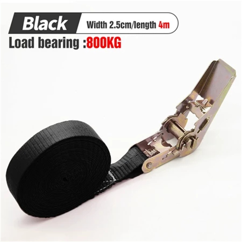 Heavy Duty Cargo Ratchet Strap Adjustable Tie Down Strap For Motorcycle ...