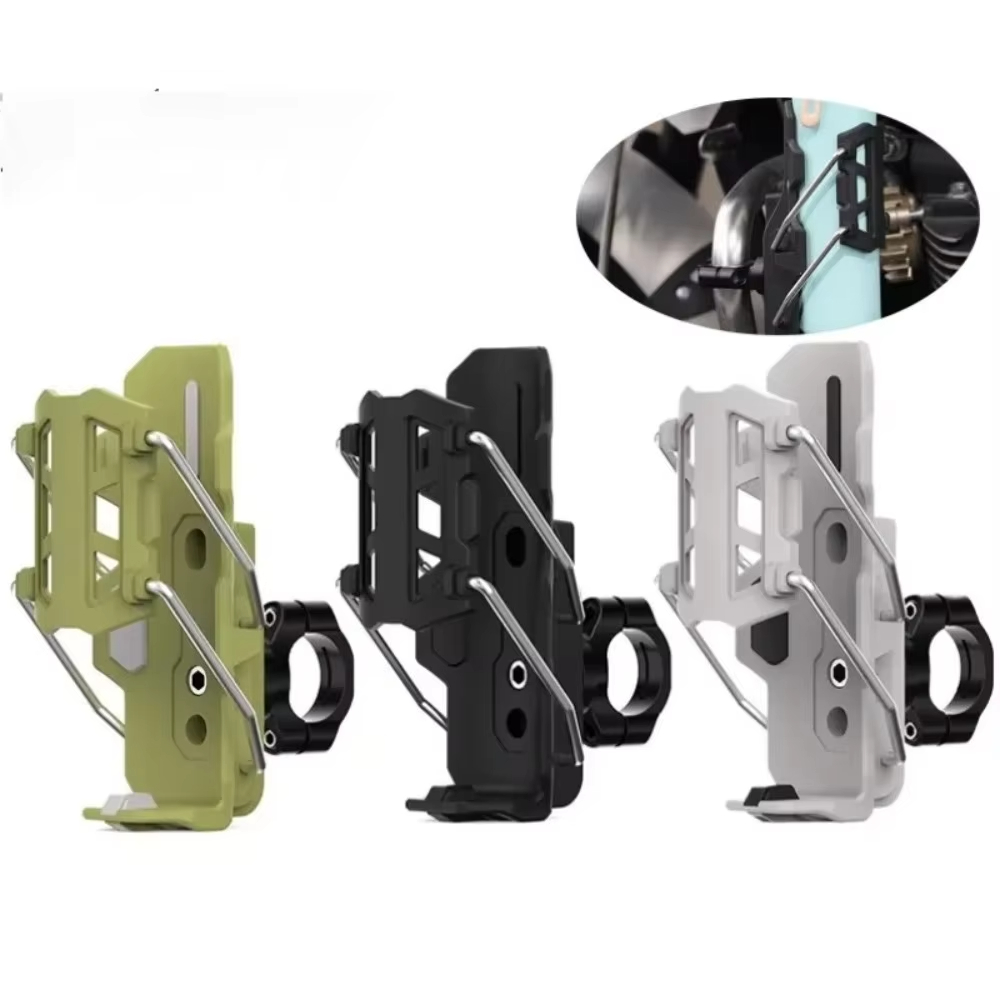 Universal Motorcycle & Bicycle Cup Holder – 360° Auto Clamping ...