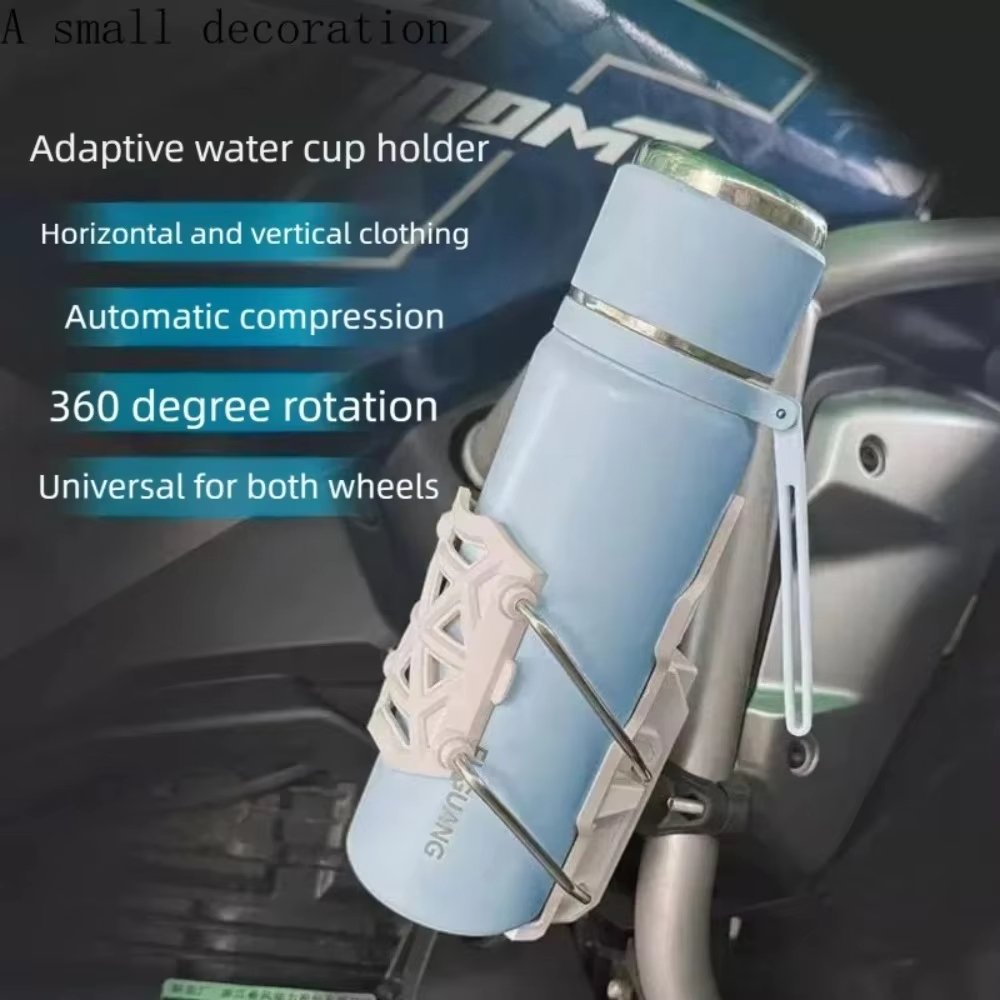Universal Motorcycle & Bicycle Cup Holder – 360° Auto Clamping ...