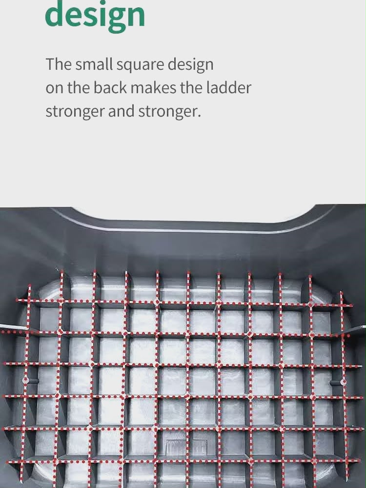 2 Step Ladder Stool Plastic | Heavy Duty Step Stool Anti-Slip for Home ...