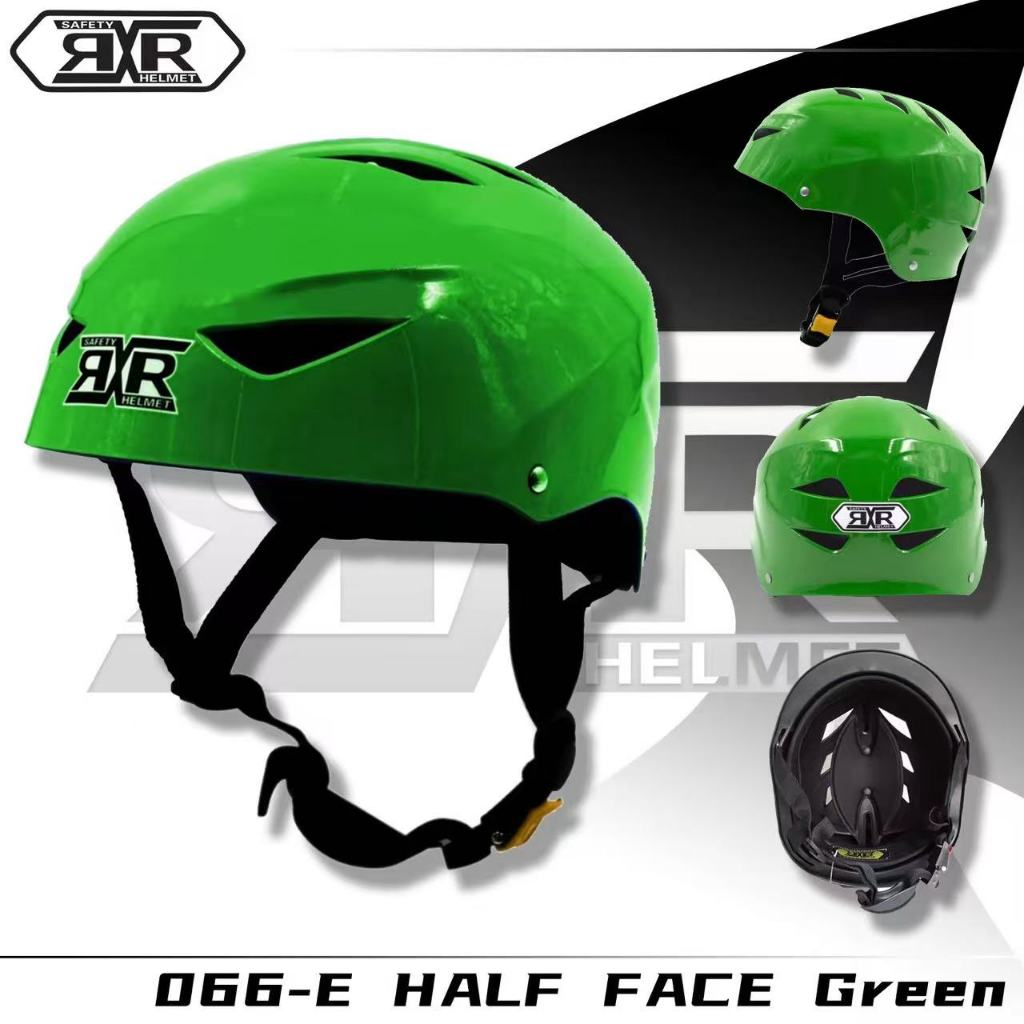 RXR R066-E Nutshell Helmet Unisex(E-Bike, Bicycle, Motorcycle)Open Face ...