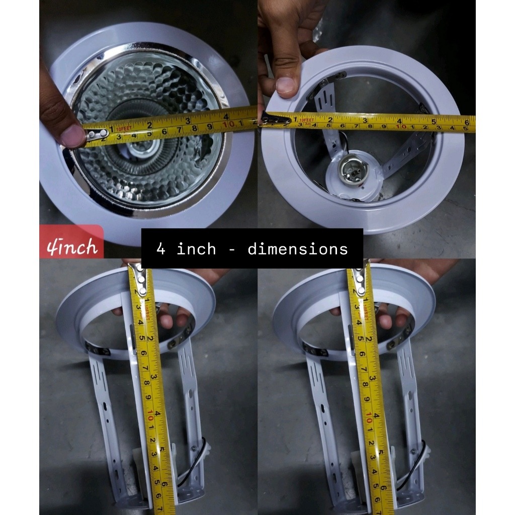 E27 Replaceable Recessed Downlight/Pinlight Housing/without glass/3.5 ...