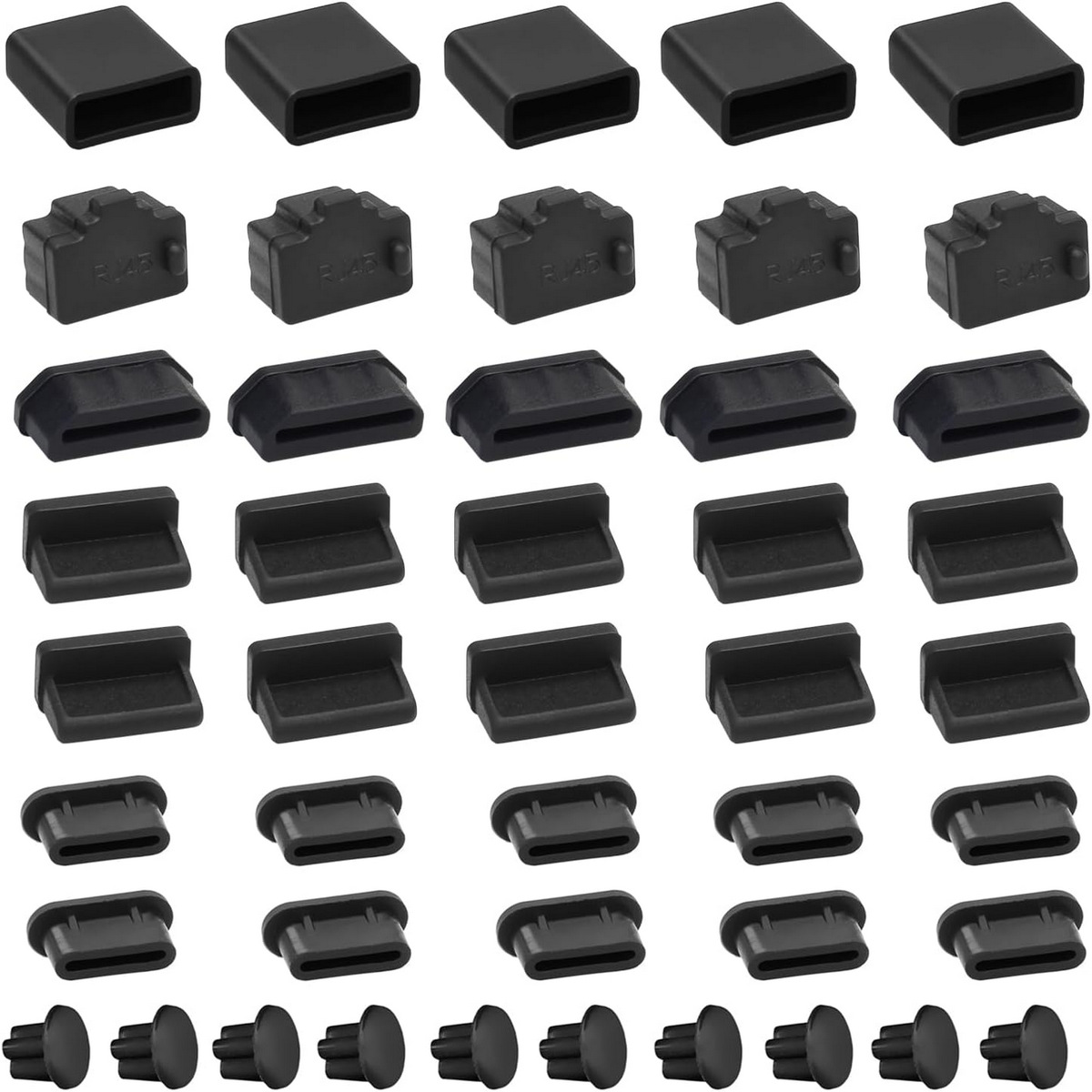 USB Port Cover Silicone Protection Caps Dust Plug for USB C, 3.5mm ...