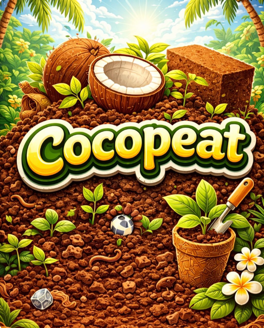 Cocopeat Soil Good for plant | Shopee Philippines