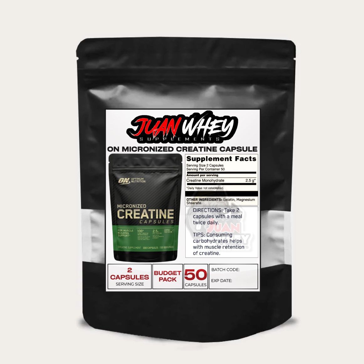 ON Creatine Capsules (20/50/100 CAPS) | Shopee Philippines